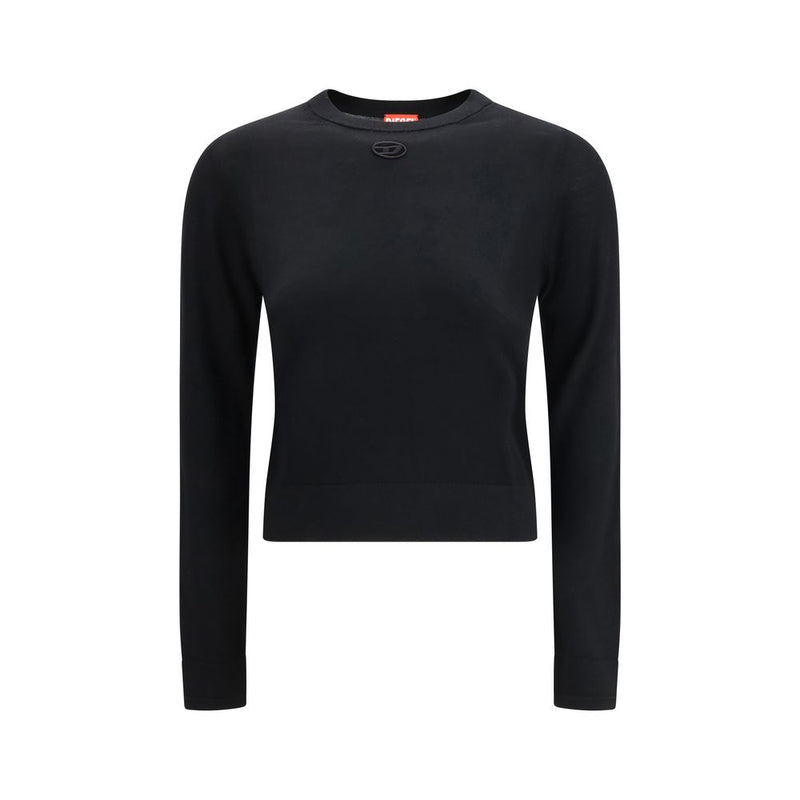 Diesel Black Wool Sweatshirt