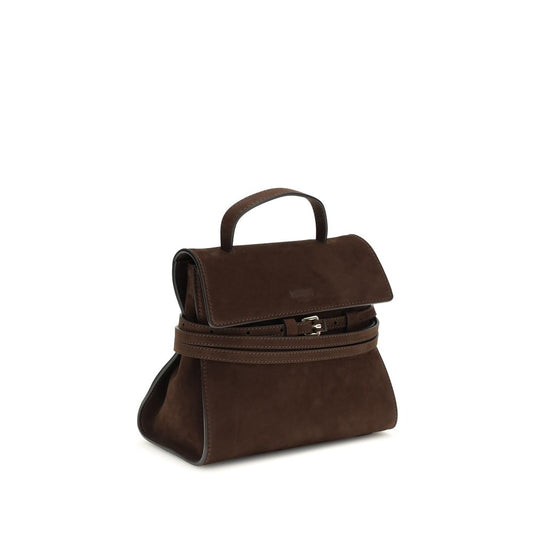 Moschino Brown Calf Leather Bos Taurus Handbag - ClickThatClicks 
