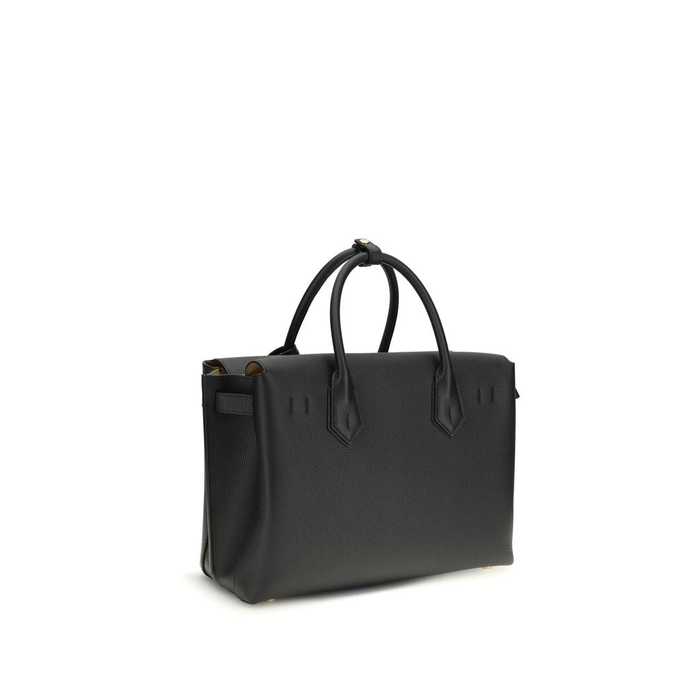 MCM Black Calf Leather Bos Taurus Handbag - ClickThatClicks 