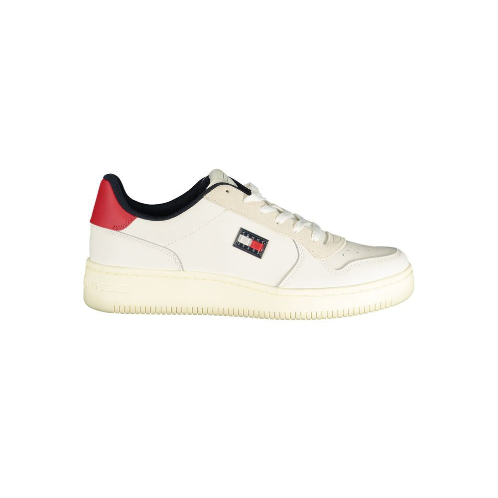 Tommy Hilfiger Bianco Polyurethane Men Sneaker - ClickThatClicks 
