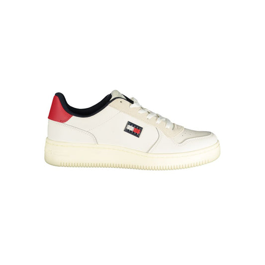 Tommy Hilfiger Bianco Polyurethane Men Sneaker - ClickThatClicks 