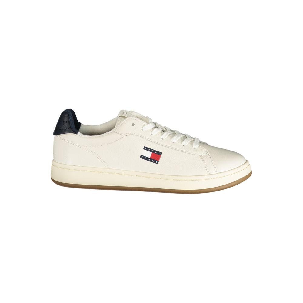 Tommy Hilfiger Bianco Poliuretano Men Sneaker - ClickThatClicks 