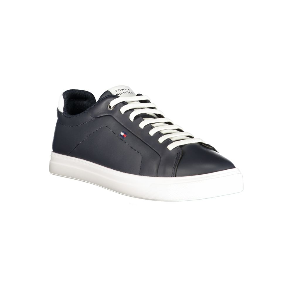 Tommy Hilfiger Blue Polyurethane Men Sneaker - ClickThatClicks 