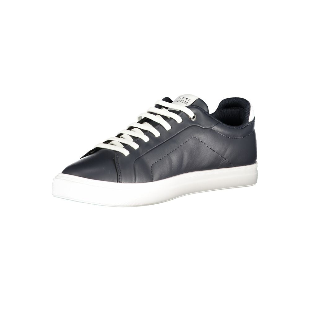 Tommy Hilfiger Blue Polyurethane Men Sneaker - ClickThatClicks 