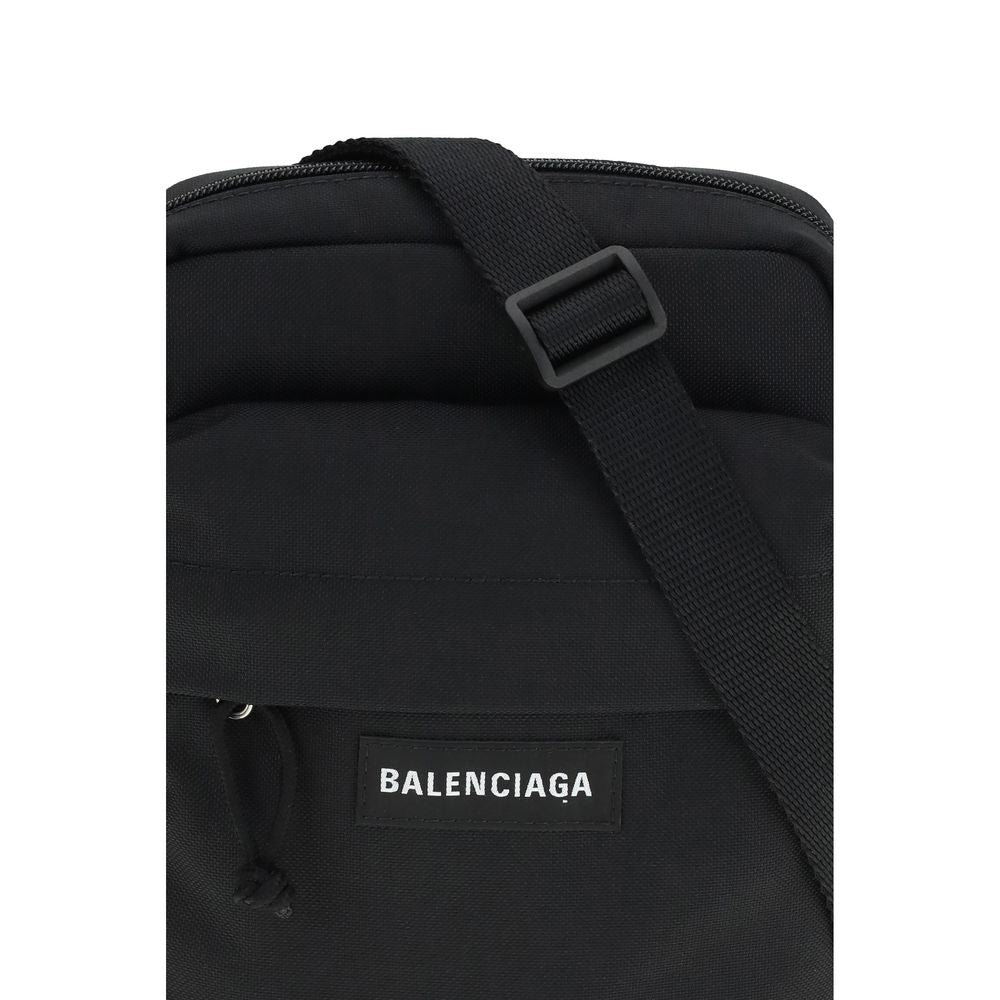 Balenciaga Black Polyamide Shoulder Bag - ClickThatClicks 