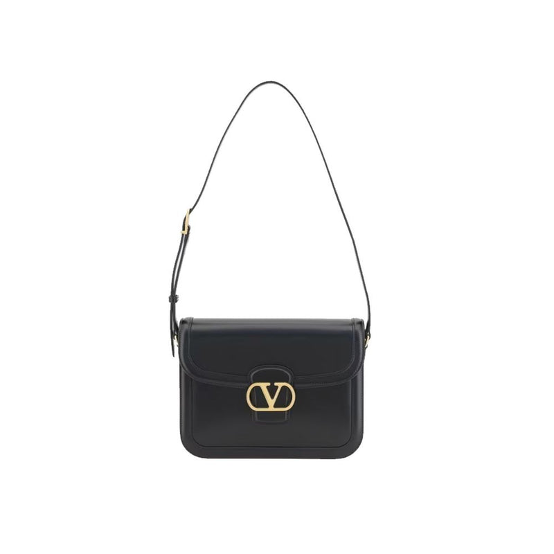 Valentino Garavani Black Calfskin Shoulder Bag