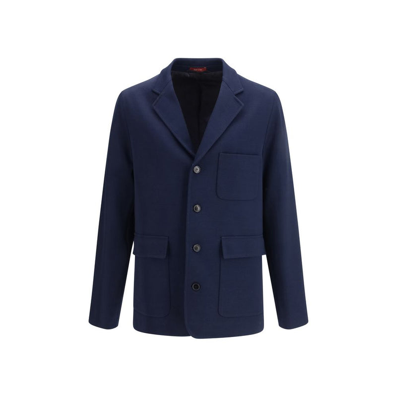 Gucci Blue Cotton Coat - ClickThatClicks 