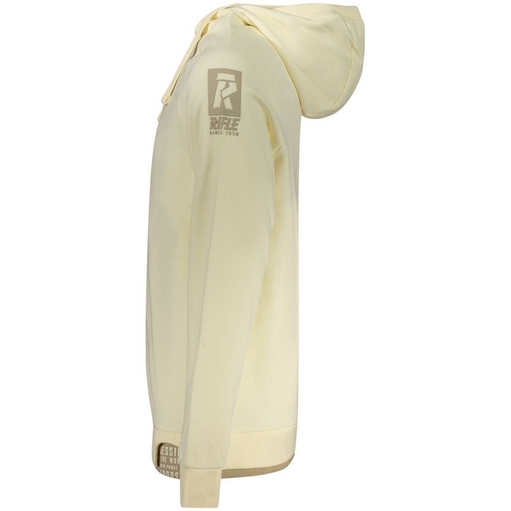 Rifle White Cotton Men's Sweatshirt - ClickThatClicks 