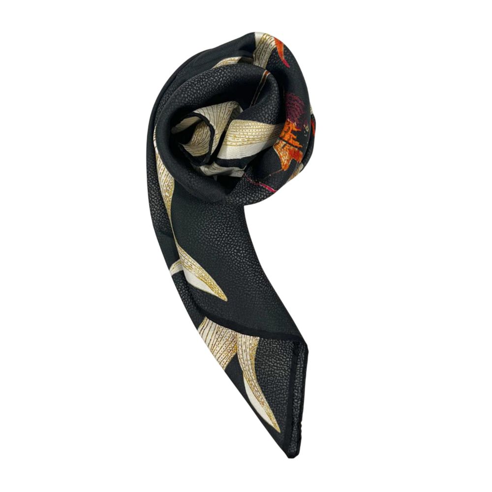 Borbonese Beige Silk Women Scarf - ClickThatClicks 