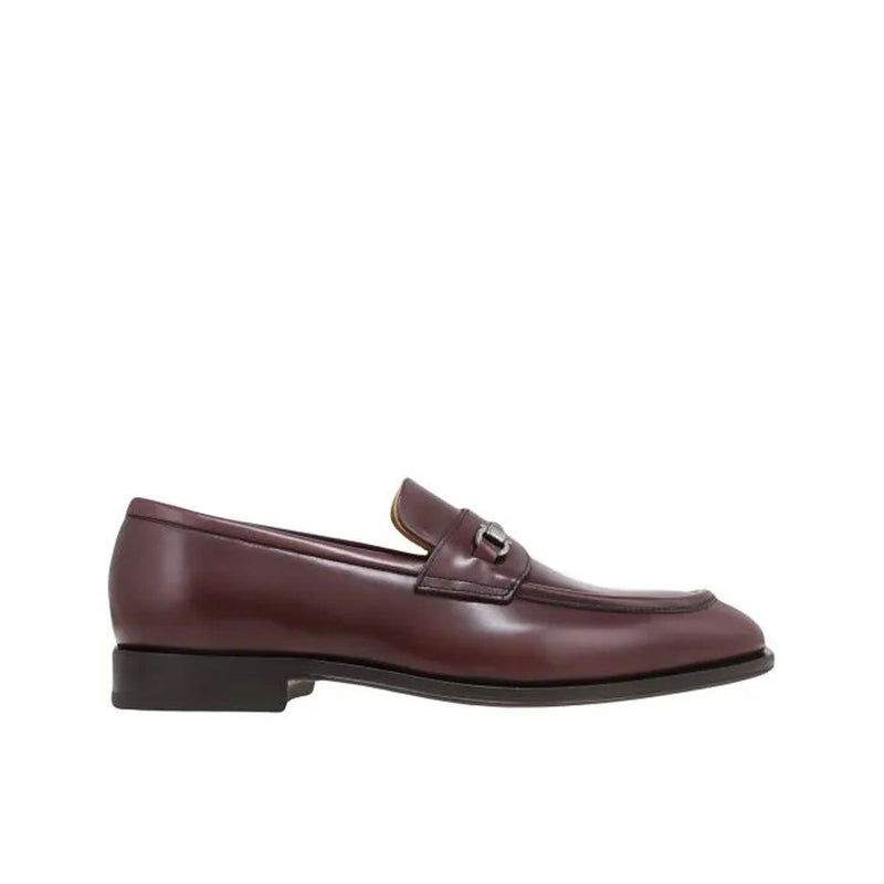 Salvatore Ferragamo Multicolor Calfskin Slip-On Loafers