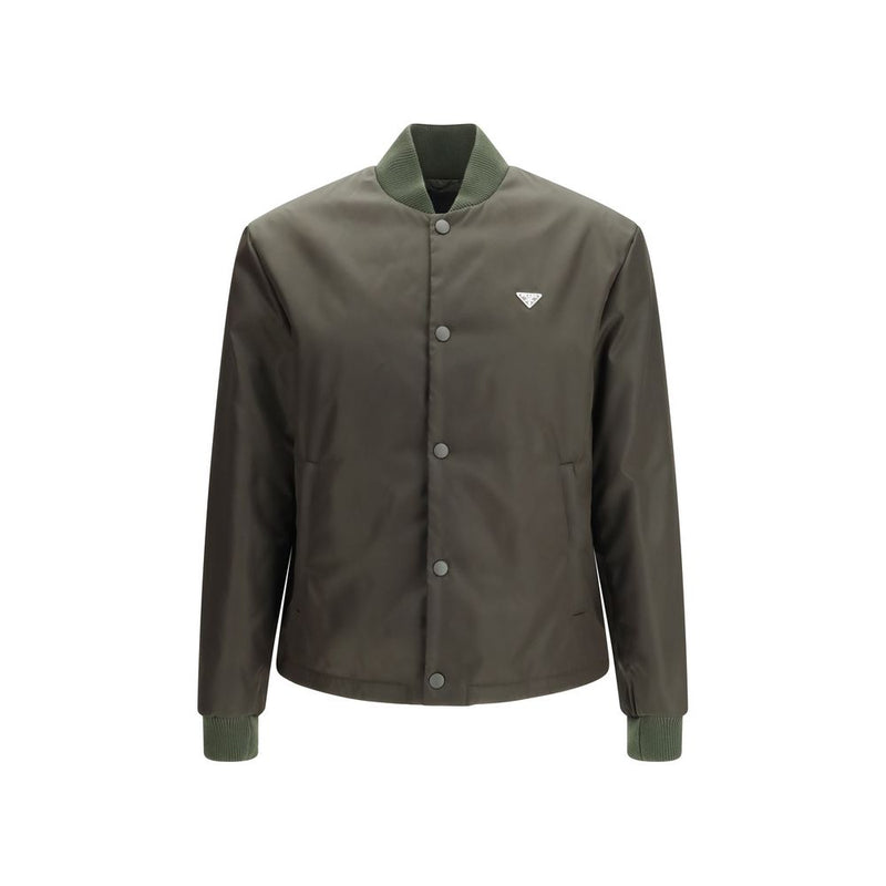 Prada Bicolor Nylon Bomber