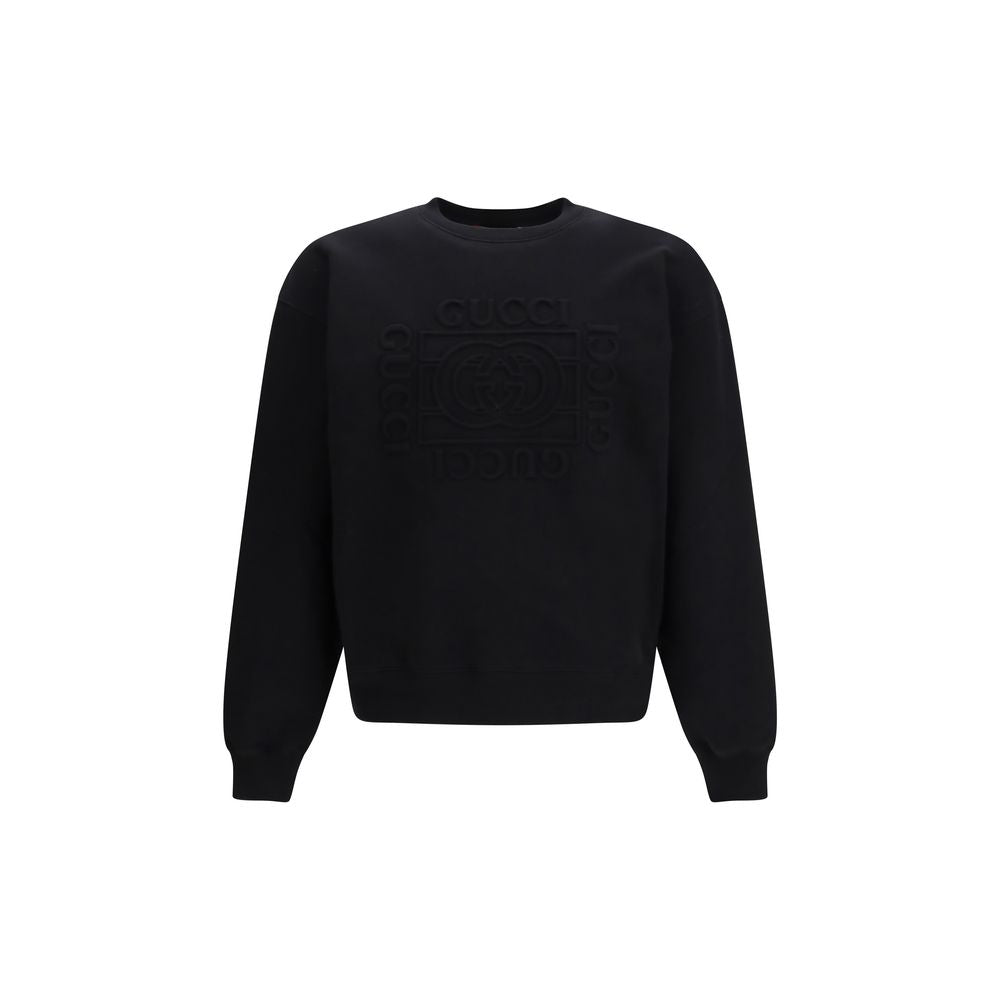 Gucci Black Cotton Sweatshirt - ClickThatClicks 