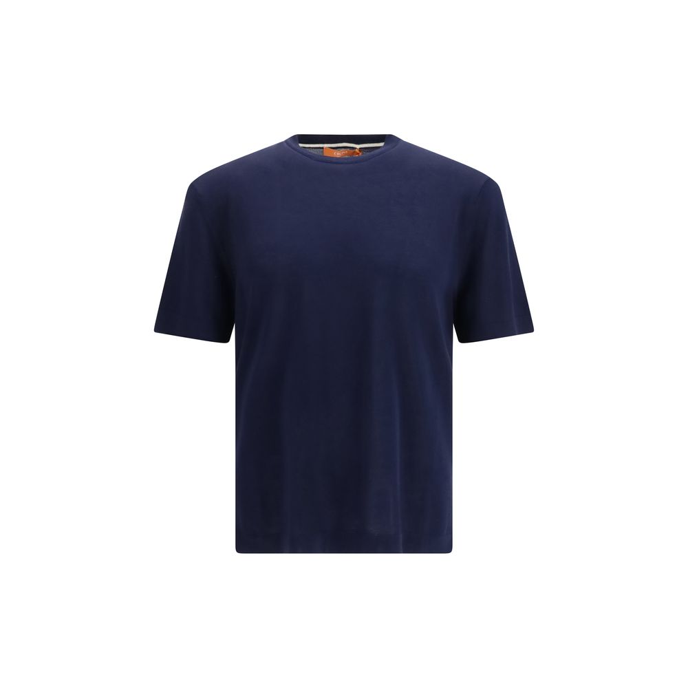 Cruna Blue Cotton T-Shirt