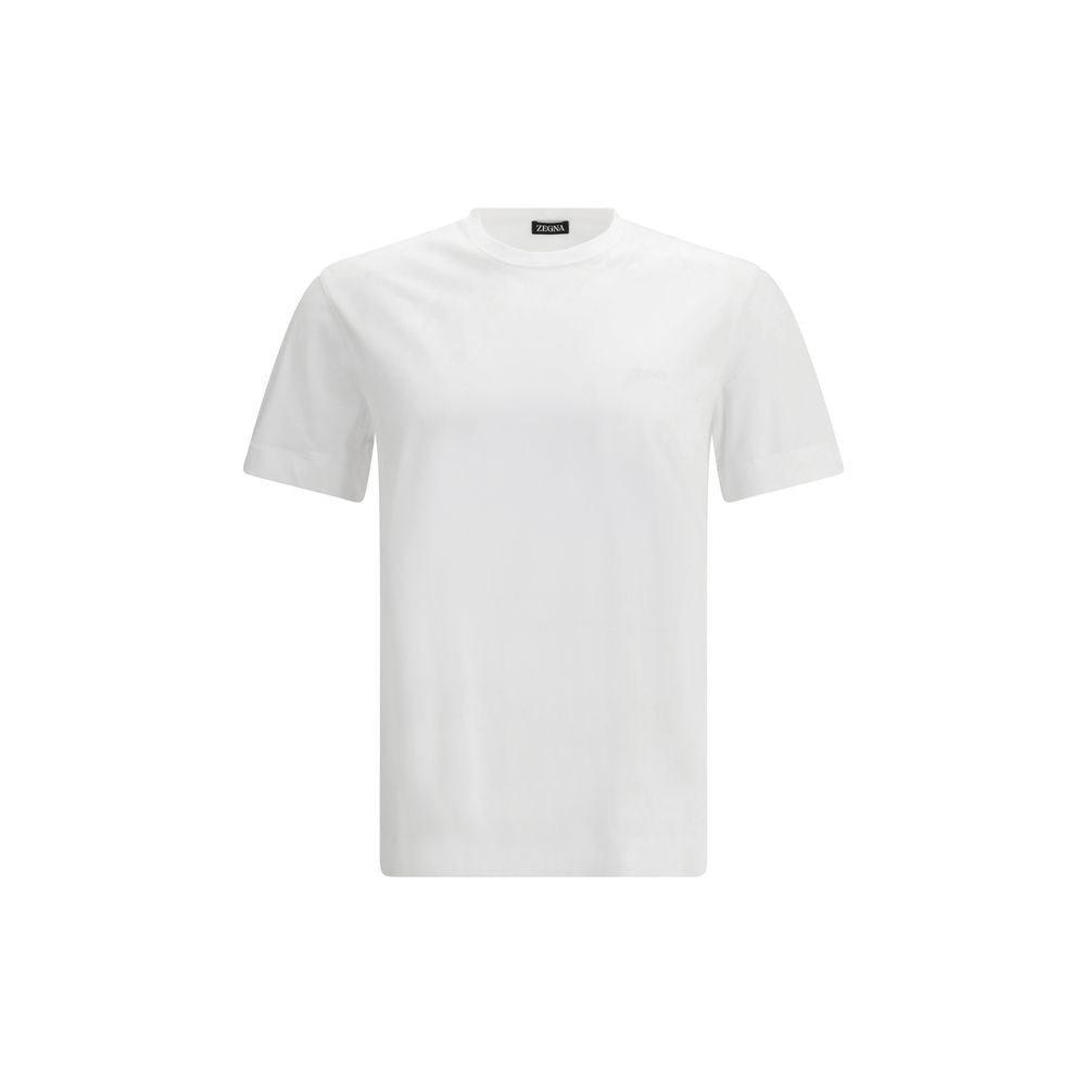 ZEGNA White Cotton T-Shirt