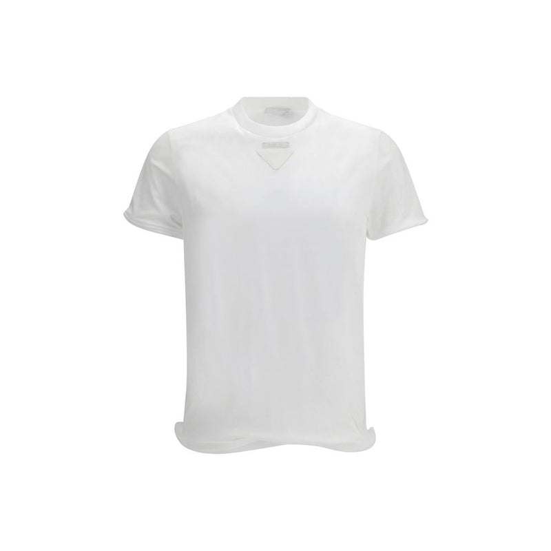 Prada White Cotton T-Shirt