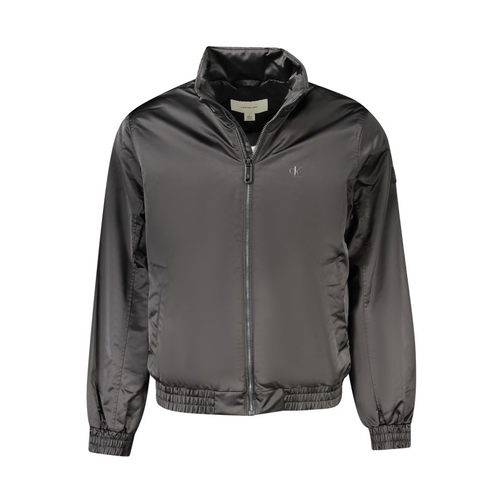 Calvin Klein Black Polyester Men Jacket - ClickThatClicks 