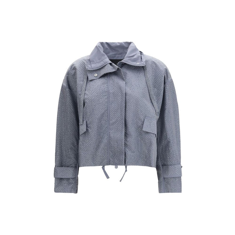 PINKO Light Blue Polyester Shell Jacket