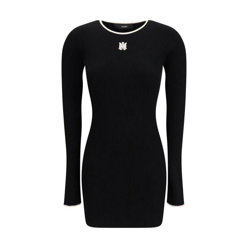Amiri Black Viscose Casual Dress