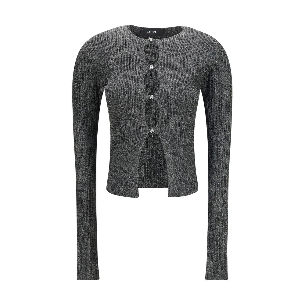 Amiri Black Viscose Cardigan - ClickThatClicks 