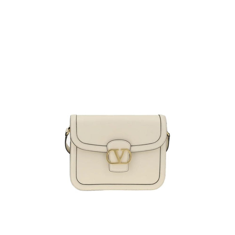 Valentino Garavani White Leather Shoulder Bag