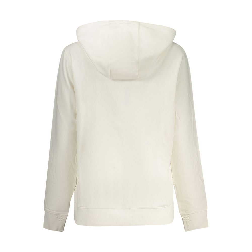 Tommy Hilfiger White Cotton Women Sweatshirt - ClickThatClicks 