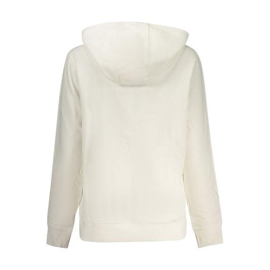 Tommy Hilfiger White Cotton Women Sweatshirt - ClickThatClicks 
