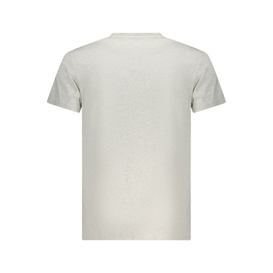 Tommy Hilfiger Gray Cotton Men's T-Shirt - ClickThatClicks 