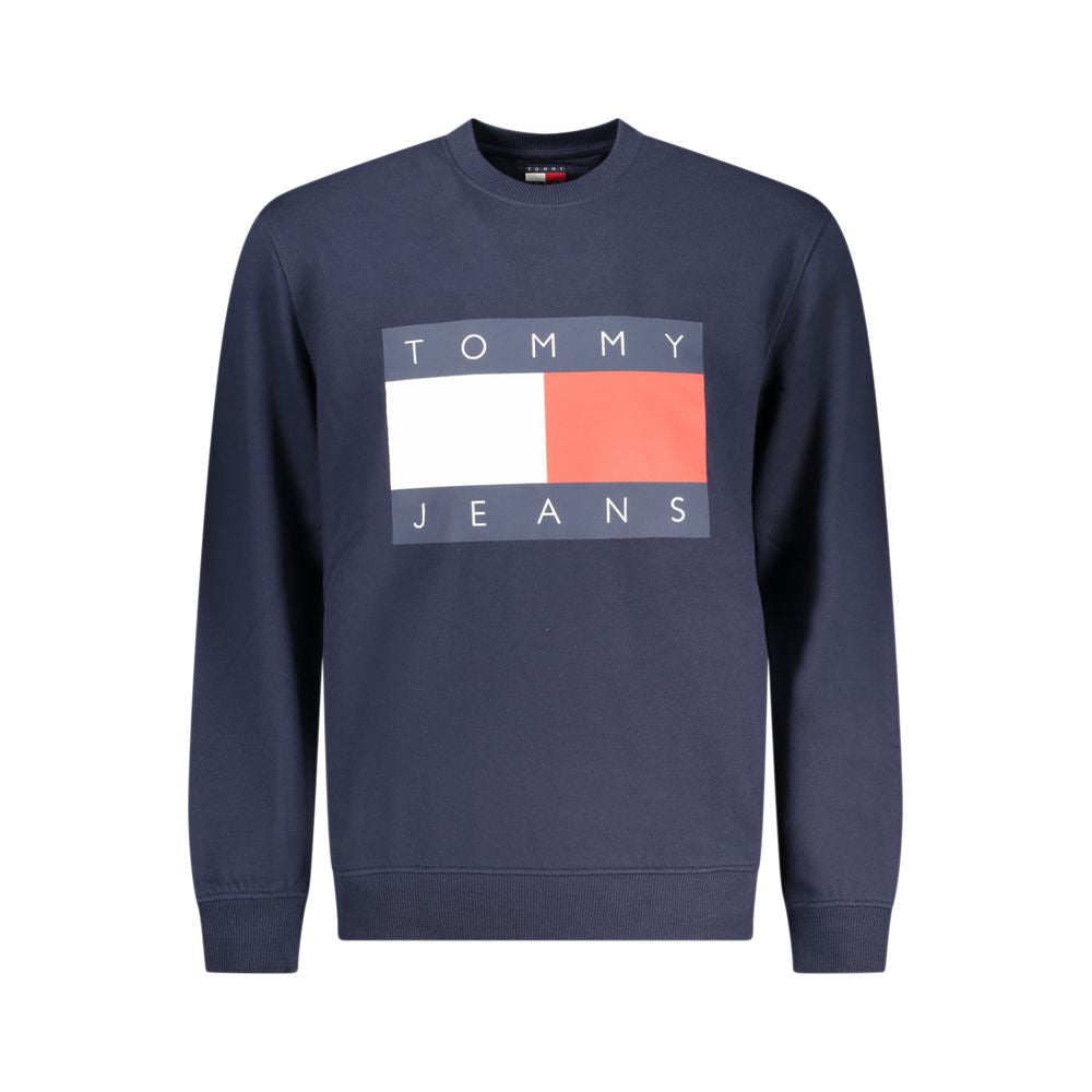 Tommy Hilfiger Blue Cotton Men Sweatshirt - ClickThatClicks 