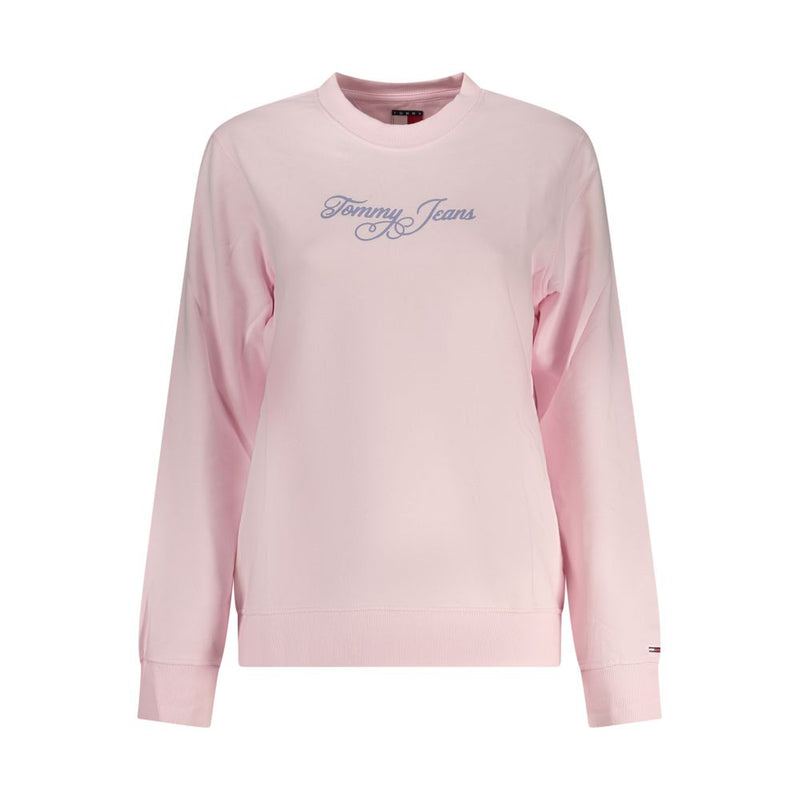 Tommy Hilfiger Pink Cotton Women Sweatshirt