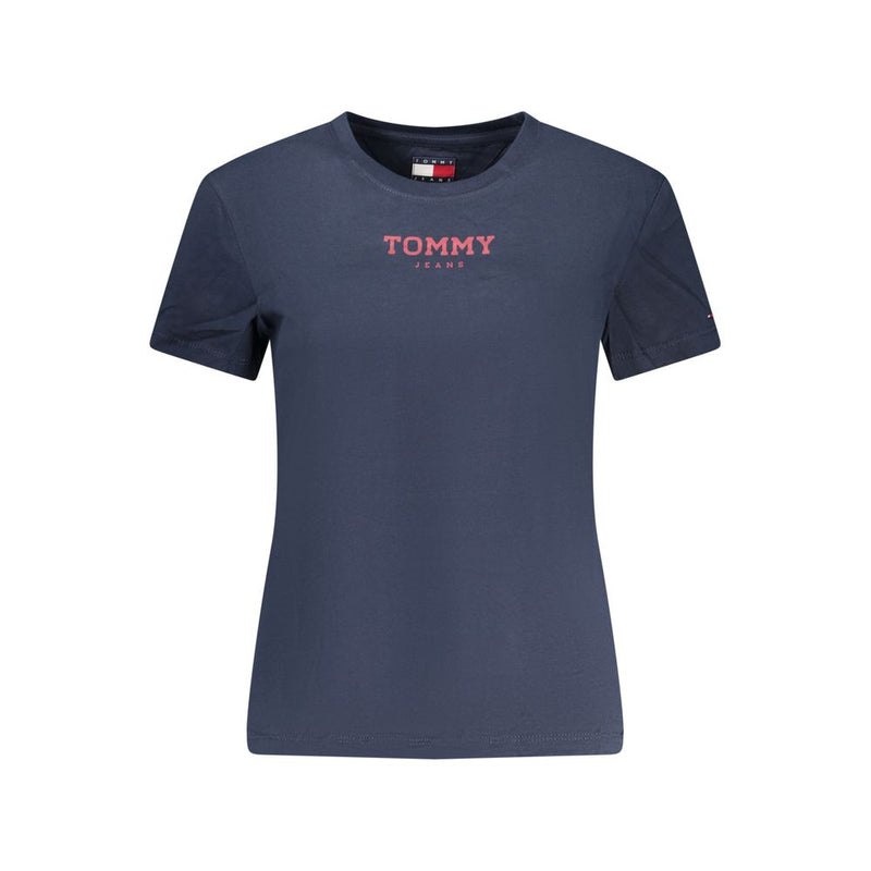 Tommy Hilfiger Blue Cotton Women T-Shirt