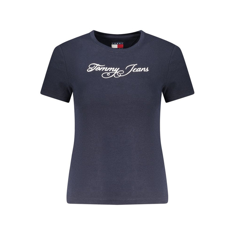 Tommy Hilfiger Blue Cotton Women T-Shirt