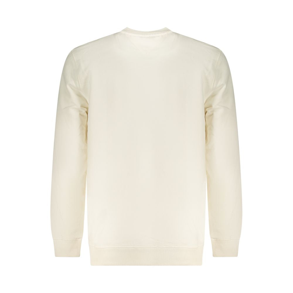 Tommy Hilfiger White Cotton Men Sweatshirt - ClickThatClicks 