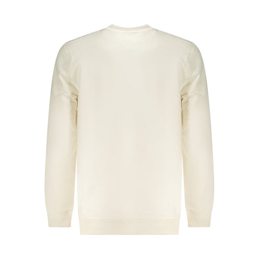 Tommy Hilfiger White Cotton Men Sweatshirt - ClickThatClicks 