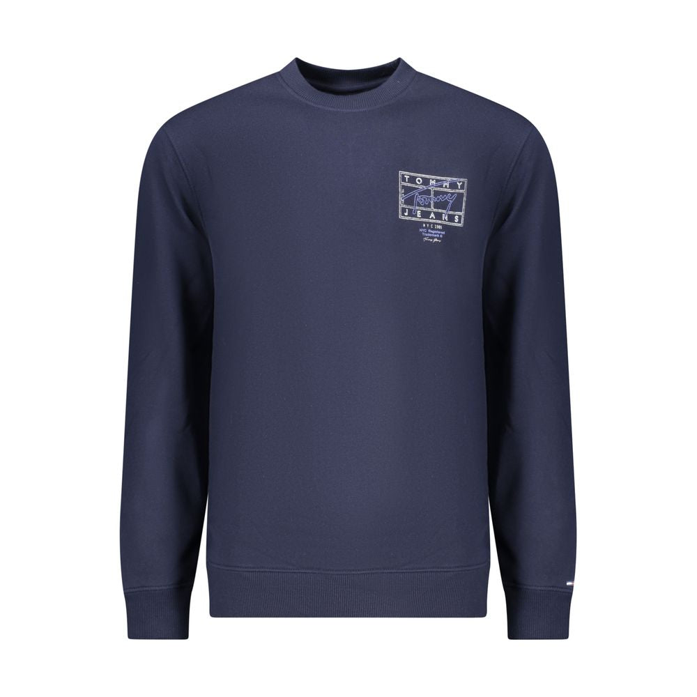 Tommy Hilfiger Blue Cotton Men Sweatshirt - ClickThatClicks 