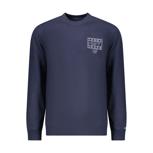 Tommy Hilfiger Blue Cotton Men Sweatshirt - ClickThatClicks 