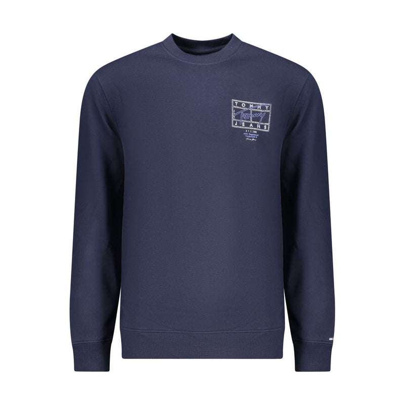 Tommy Hilfiger Blue Cotton Men Sweatshirt