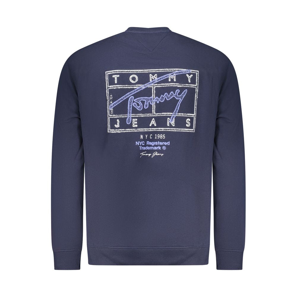 Tommy Hilfiger Blue Cotton Men Sweatshirt - ClickThatClicks 
