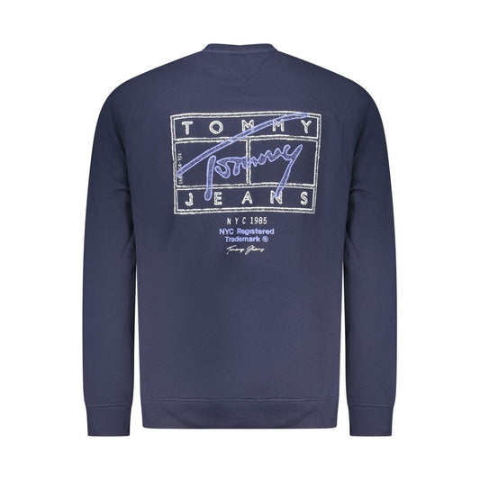Tommy Hilfiger Blue Cotton Men Sweatshirt - ClickThatClicks 