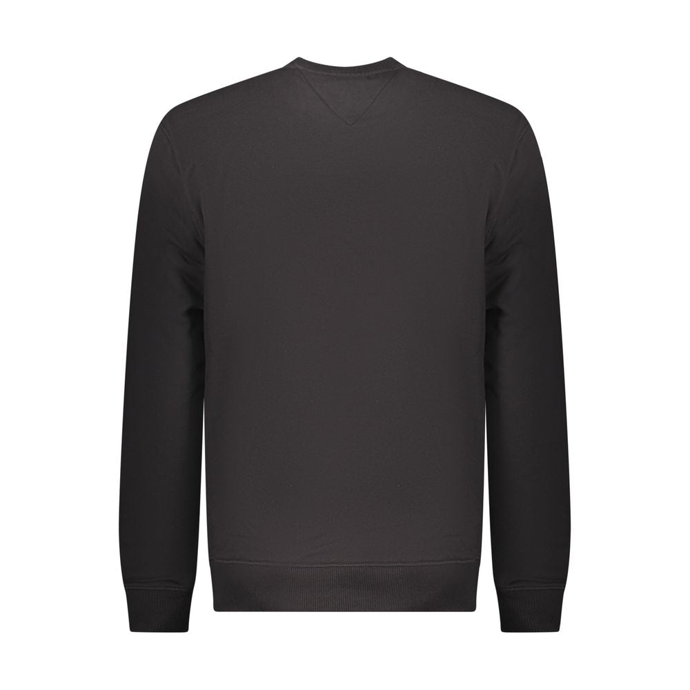 Tommy Hilfiger Black Cotton Men Sweatshirt - ClickThatClicks 