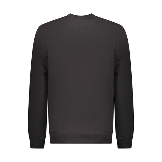 Tommy Hilfiger Black Cotton Men Sweatshirt - ClickThatClicks 