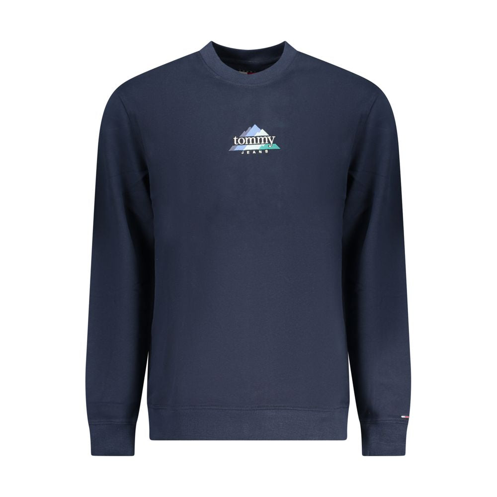 Tommy Hilfiger Blue Cotton Men Sweatshirt - ClickThatClicks 