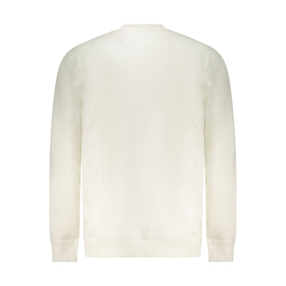 Tommy Hilfiger White Cotton Men's Sweatshirt - ClickThatClicks 