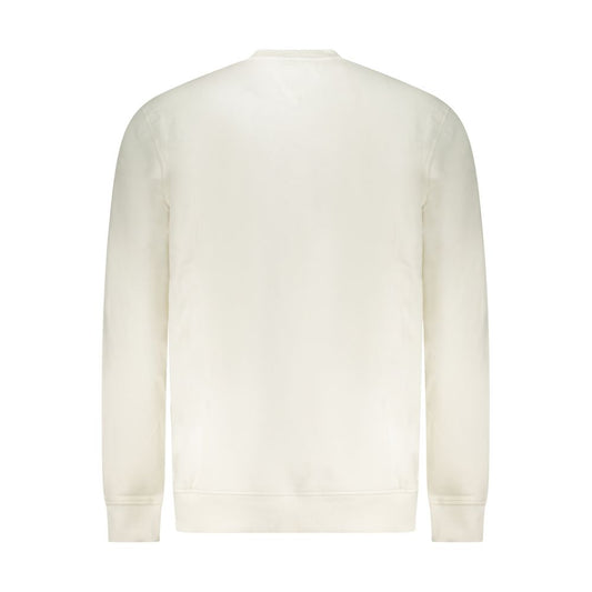 Tommy Hilfiger White Cotton Men's Sweatshirt - ClickThatClicks 