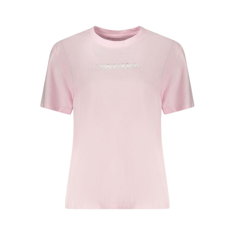 Calvin Klein Rosa Cotton Women T-Shirt