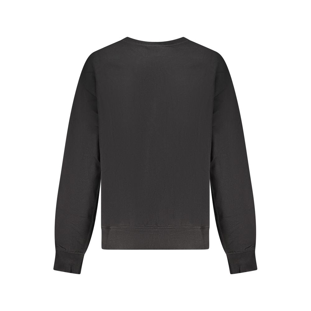 Calvin Klein Black Cotton Women Sweatshirt - ClickThatClicks 