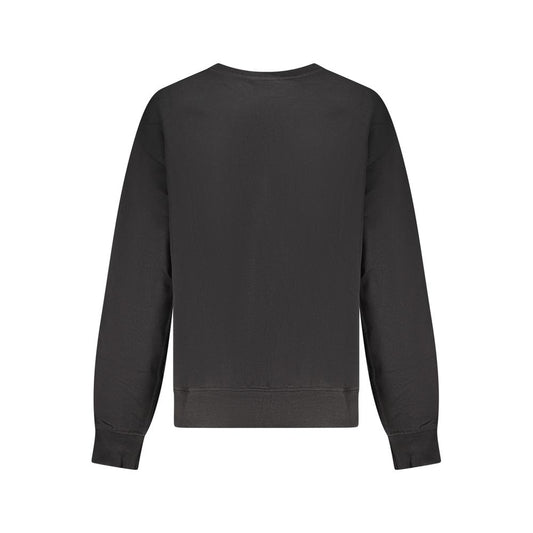 Calvin Klein Black Cotton Women Sweatshirt - ClickThatClicks 