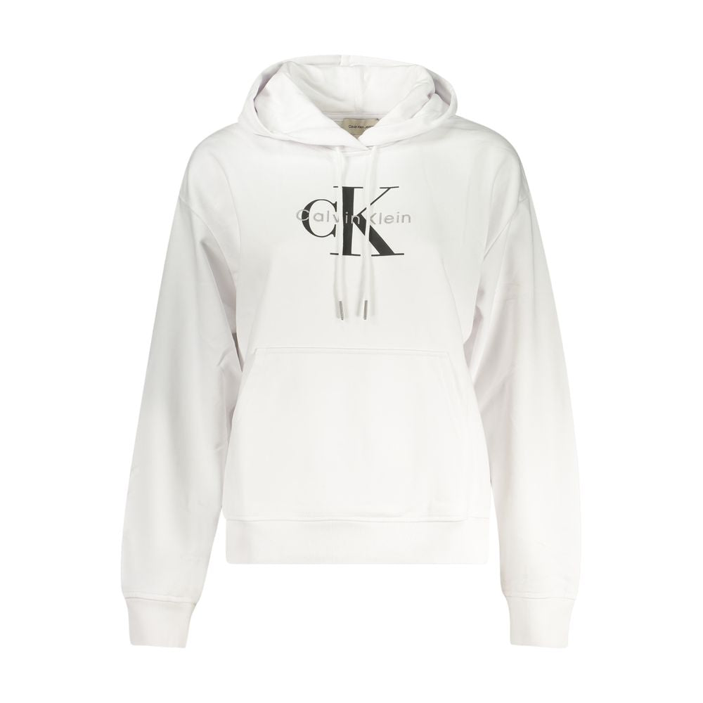 Calvin Klein Bianco Cotton Women Sweatshirt - ClickThatClicks 