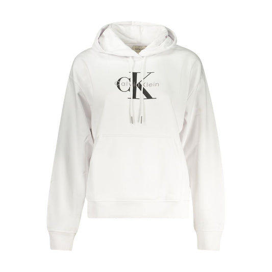 Calvin Klein Bianco Cotton Women Sweatshirt - ClickThatClicks 