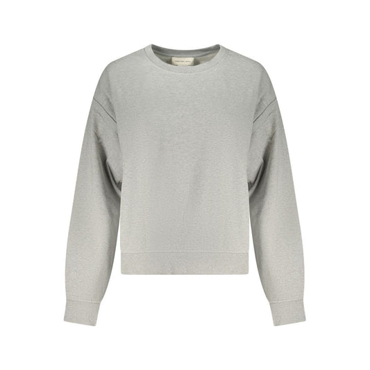 Calvin Klein Grigio Cotton Women Sweatshirt - ClickThatClicks 