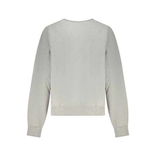 Calvin Klein Grigio Cotton Women Sweatshirt - ClickThatClicks 